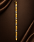 Men's 22K gold two-tone engraved bracelet, 13.720 g - studio view